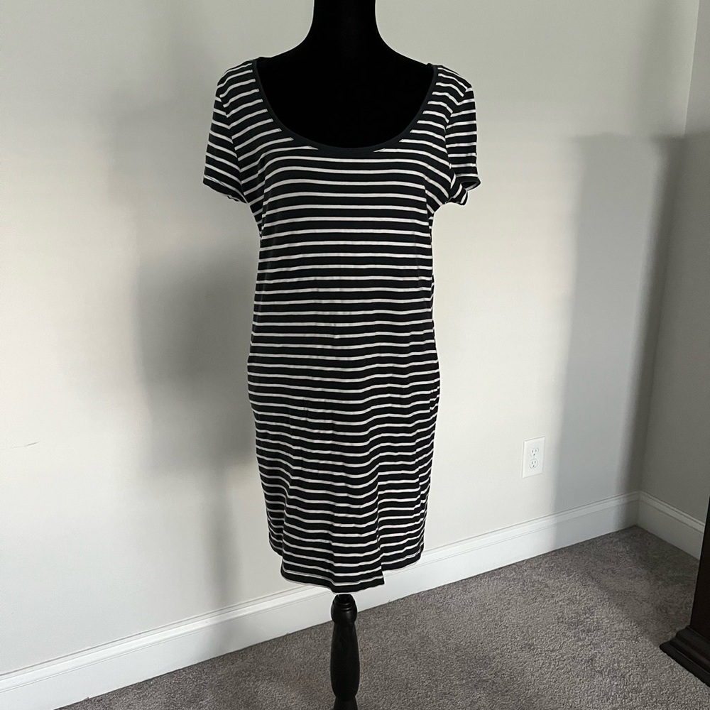 Striped T-Shirt Dress